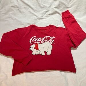 Coca Cola bears 1/2 Sweat Shirt, size large, NWOT!